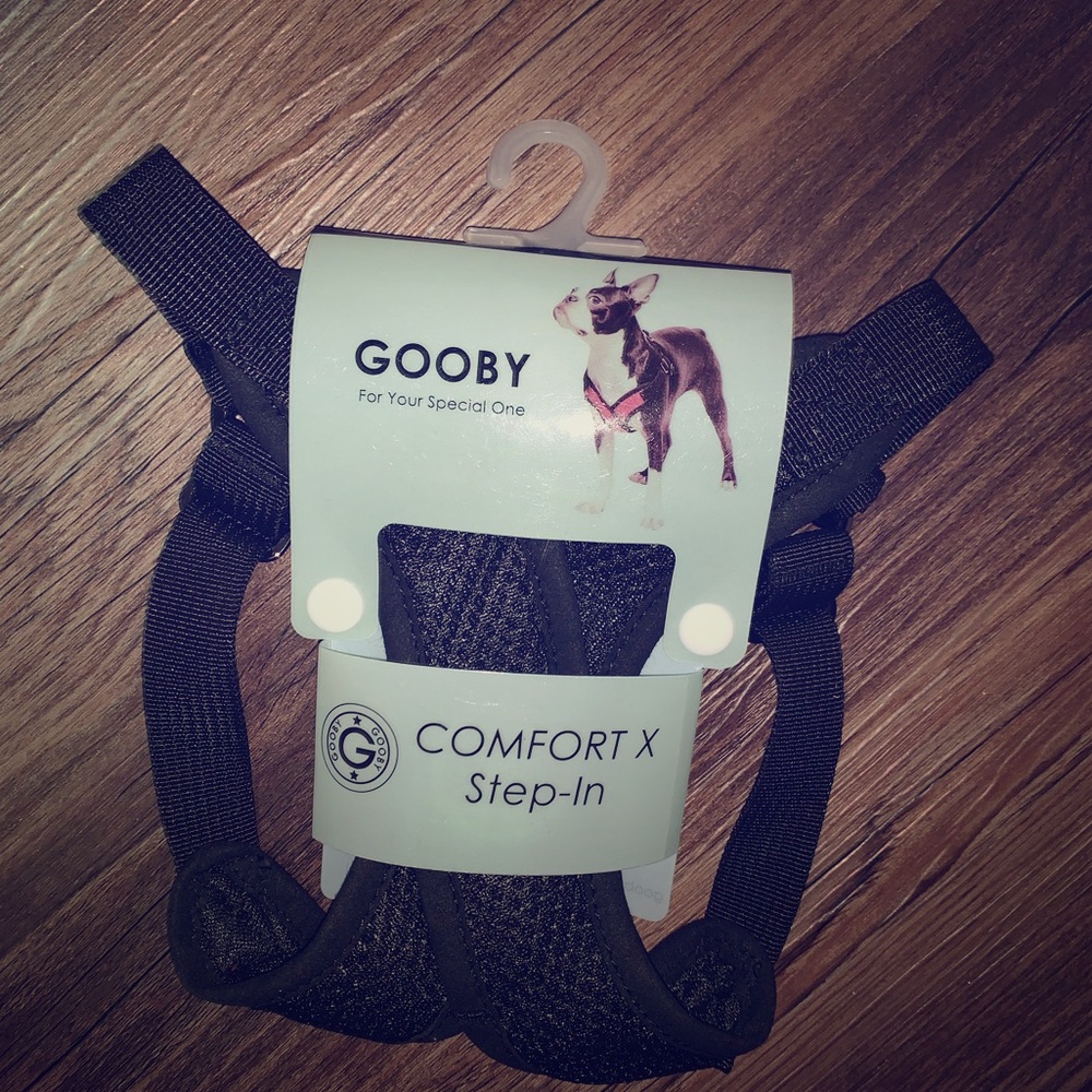 Gooby black breathable Dog Harness